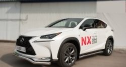 17 949 р. Защита переднего бампера (Ø63 мм волна, нержавейка, F-SPORT) SLITKOFF Lexus NX200T Z10 (2014-2017)  с доставкой в г. Королёв. Увеличить фотографию 4