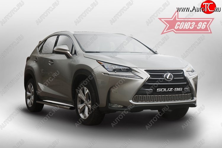 8 249 р. Декоративный элемент воздухозаборника Souz-96 V2 Lexus NX200T Z10 (2014-2017)  с доставкой в г. Королёв