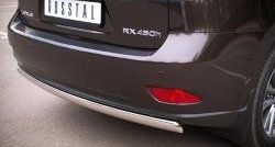 16 849 р. Защита заднего бампера (Ø75x42 мм, нержавейка) Russtal Lexus RX350 AL10 дорестайлинг (2008-2012)  с доставкой в г. Королёв. Увеличить фотографию 3