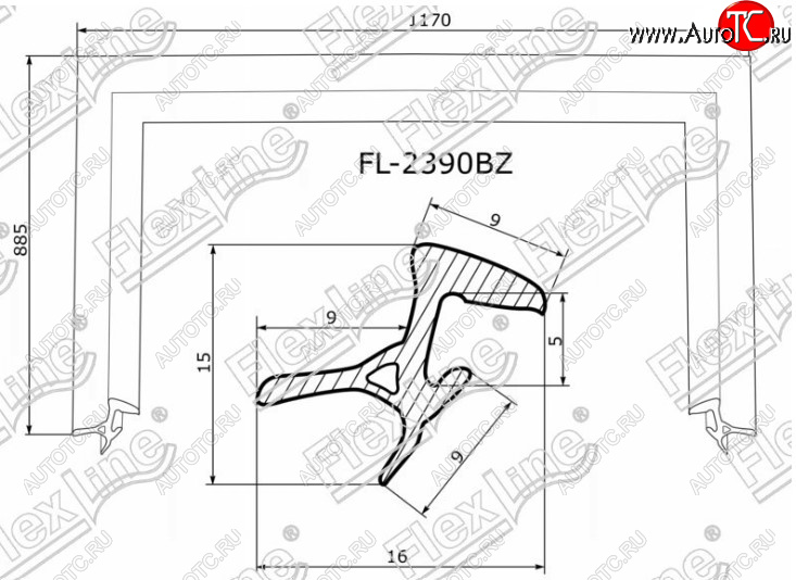 2 489 р. Молдинг лобового стекла FlexLine  Lexus RX300  XU30 (2003-2006), Lexus RX330  XU30 (2003-2006), Lexus RX400H  XU30 (2005-2009), Toyota Harrier  XU30 (2003-2013)  с доставкой в г. Королёв