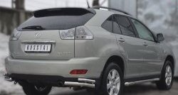 21 999 р. Защита порогов из круглой трубы диаметром 63 мм SLITKOFF Lexus RX330 XU30 (2003-2006)  с доставкой в г. Королёв. Увеличить фотографию 2