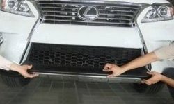 Накладка на передний бампер CT v3 v3 Lexus RX350 AL10 дорестайлинг (2008-2012)