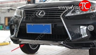 21 599 р. Накладка на передний бампер CT v4 v4 Lexus RX350 AL10 дорестайлинг (2008-2012) (Неокрашенная)  с доставкой в г. Королёв