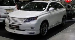 13 349 р. Накладка JAOS на передний бампер Lexus RX350 AL10 дорестайлинг (2008-2012) (Неокрашенная)  с доставкой в г. Королёв. Увеличить фотографию 2