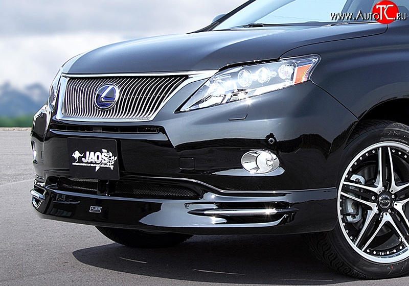 13 349 р. Накладка JAOS на передний бампер Lexus RX350 AL10 дорестайлинг (2008-2012) (Неокрашенная)  с доставкой в г. Королёв