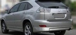 7 199 р. Накладка на задний бампер СТ v1 Lexus RX350 AL10 дорестайлинг (2008-2012) (Неокрашенная)  с доставкой в г. Королёв. Увеличить фотографию 2