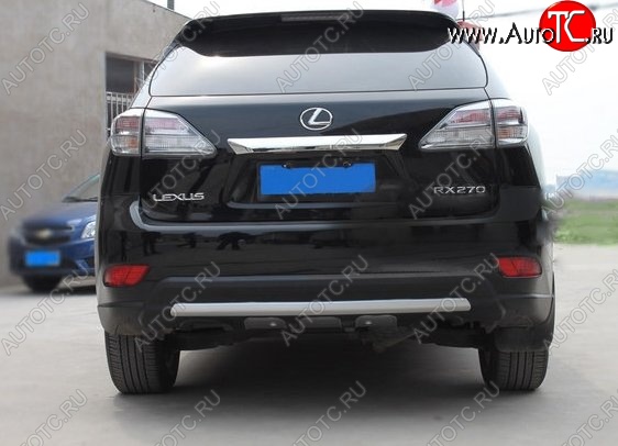 21 599 р. Накладка на задний бампер CT v3 Lexus RX350 AL10 дорестайлинг (2008-2012) (Неокрашенная)  с доставкой в г. Королёв