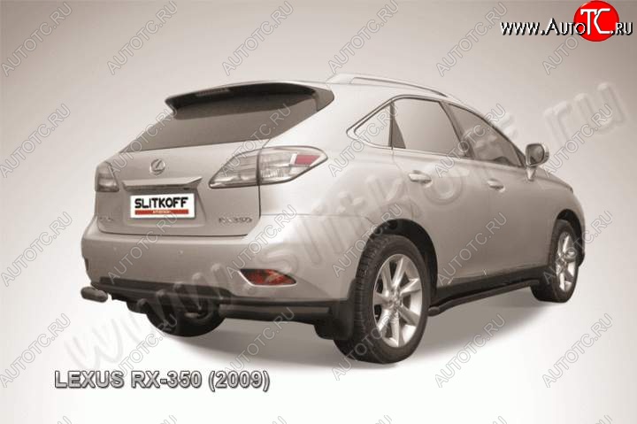 11 799 р. Уголки d76 Lexus RX350 AL10 дорестайлинг (2008-2012) (Цвет: серебристый)  с доставкой в г. Королёв