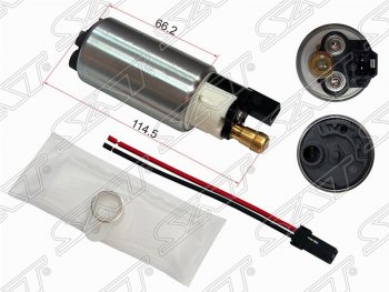 Насос топливный SAT (12V, 3BAR, 1,6 / 1,8 / 2,0) Mazda (Мазда) 2/Demio (демио)  DE (2007-2014) DE дорестайлинг, рестайлинг