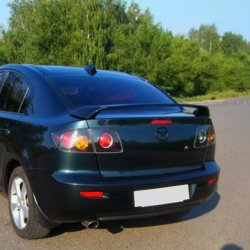 4 149 р. Спойлер RAVEN STYLE Mazda 3/Axela BK дорестайлинг седан (2003-2006) (Неокрашенный)  с доставкой в г. Королёв. Увеличить фотографию 2