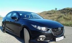 839 р. Реснички на фары M-Techno v2 Mazda 3/Axela BM дорестайлинг седан (2013-2016) (Неокрашенные)  с доставкой в г. Королёв. Увеличить фотографию 4