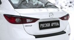 979 р. Реснички на фонари RA Mazda 3/Axela BM дорестайлинг седан (2013-2016) (Неокрашенные)  с доставкой в г. Королёв. Увеличить фотографию 5