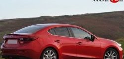 1 699 р. Лип спойлер M-VRS Mazda 3/Axela BM дорестайлинг седан (2013-2016) (Неокрашенный)  с доставкой в г. Королёв. Увеличить фотографию 4