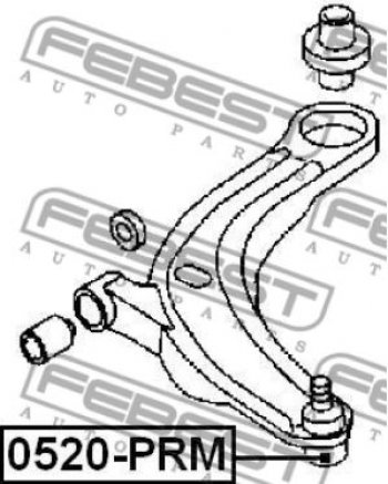 699 р. Шаровая опора Febest (левая/правая) Mazda 3/Axela BL дорестайлинг седан (2009-2011)  с доставкой в г. Королёв. Увеличить фотографию 2