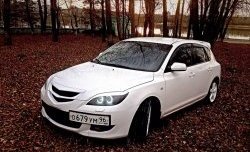 3 189 р. Решётка радиатора (спорт) Style (сетка) Mazda 3/Axela BK дорестайлинг, хэтчбэк (2003-2006) (Неокрашенная)  с доставкой в г. Королёв. Увеличить фотографию 5