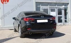 5 199 р. Лип спойлер Boomer Design  Mazda 6  GJ (2012-2018) дорестайлинг седан, 1-ый рестайлинг седан (Неокрашенный)  с доставкой в г. Королёв. Увеличить фотографию 5