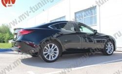 5 199 р. Лип спойлер Boomer Design Mazda 6 GJ дорестайлинг седан (2012-2015) (Неокрашенный)  с доставкой в г. Королёв. Увеличить фотографию 7