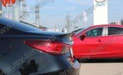 5 199 р. Лип спойлер Boomer Design  Mazda 6  GJ (2012-2018) дорестайлинг седан, 1-ый рестайлинг седан (Неокрашенный)  с доставкой в г. Королёв. Увеличить фотографию 9