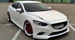 47 899 р. Капот пластиковый (с прорезаными жабрами) SkyActivSport MV-Tuning Mazda 6 GJ 1-ый рестайлинг седан (2015-2018) (Неокрашенный)  с доставкой в г. Королёв. Увеличить фотографию 5