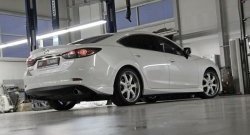 5 499 р. Накладки на задний бампер SkyActivSport  Mazda 6  GJ (2012-2015) дорестайлинг седан (Неокрашенная)  с доставкой в г. Королёв. Увеличить фотографию 6