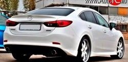 5 499 р. Накладки на задний бампер SkyActivSport  Mazda 6  GJ (2012-2015) дорестайлинг седан (Неокрашенная)  с доставкой в г. Королёв. Увеличить фотографию 3