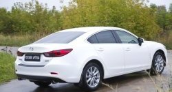 1 269 р. Накладка на задний бампер RA  Mazda 6  GJ (2012-2018) дорестайлинг седан, 1-ый рестайлинг седан  с доставкой в г. Королёв. Увеличить фотографию 3