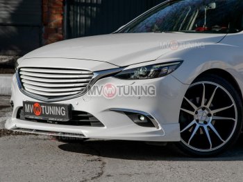 8 999 р. Решетка радиатора MV tuning Mazda 6 GJ 1 рестайлинг универсал (2015-2018) (Неокрашенная)  с доставкой в г. Королёв. Увеличить фотографию 7