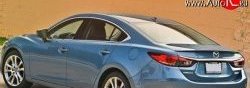 2 699 р. Лип спойлер M-VRS Mazda 6 GJ дорестайлинг седан (2012-2015) (Неокрашенный)  с доставкой в г. Королёв. Увеличить фотографию 2