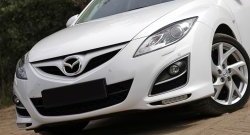 579 р. Реснички на фары RA Mazda 6 GH дорестайлинг седан (2007-2010) (Неокрашенные)  с доставкой в г. Королёв. Увеличить фотографию 2