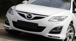 579 р. Реснички на фары RA Mazda 6 GH дорестайлинг седан (2007-2010) (Неокрашенные)  с доставкой в г. Королёв. Увеличить фотографию 4