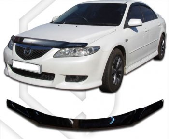 Дефлектор капота CA-Plastiс Mazda Atenza GG лифтбэк дорестайлинг (2002-2005)