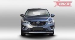 15 254 р. Одинарная защита переднего бампера (d42) Premium Souz-96 Mazda CX-5 KE рестайлинг (2015-2017)  с доставкой в г. Королёв. Увеличить фотографию 2