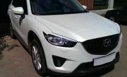 1 399 р. Реснички на фары CT v2 Mazda CX-5 KE рестайлинг (2015-2017) (Неокрашенные)  с доставкой в г. Королёв. Увеличить фотографию 3