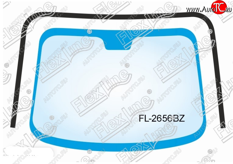 2 079 р. Молдинг лобового стекла FlexLine  Mazda CX-7  ER (2006-2012) дорестайлинг, рестайлинг  с доставкой в г. Королёв