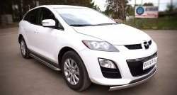 21 599 р. Широкая защита порогов Russtal Mazda CX-7 ER рестайлинг (2010-2012)  с доставкой в г. Королёв. Увеличить фотографию 4