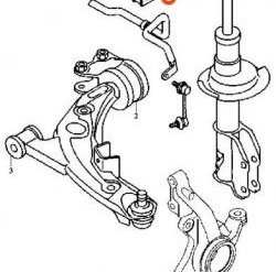 339 р. Полиуретановая втулка стабилизатора передней подвески Точка Опоры (31 мм) Mazda CX-9 TC дорестайлинг (2015-2024)  с доставкой в г. Королёв. Увеличить фотографию 2