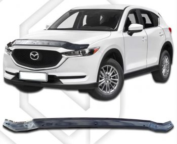 Дефлектор капота CA-Plastiс Mazda (Мазда) CX-5 (ЦХ-5)  KF (2016-2025) KF