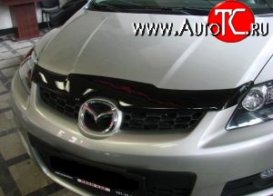 2 879 р. Дефлектор капота NovLine Mazda CX-7 ER дорестайлинг (2006-2010)  с доставкой в г. Королёв