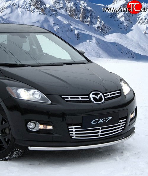 872 р. Декоративная вставка воздухозаборника Novline Mazda CX-7 ER дорестайлинг (2006-2010)  с доставкой в г. Королёв