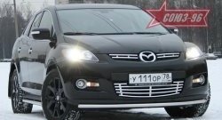 10 664 р. Защита переднего бампера d 42 Mazda CX-7 ER дорестайлинг (2006-2010)  с доставкой в г. Королёв. Увеличить фотографию 1