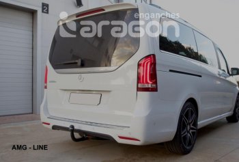 22 699 р. Фаркоп Aragon.(шар V) Mercedes-Benz Vito W447 дорестайлинг (2015-2020)  с доставкой в г. Королёв. Увеличить фотографию 2