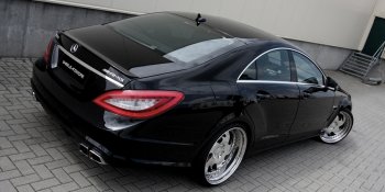 4 499 р. Спойлер багажника AMG Mercedes-Benz CLS class W218 (2011-2017) (Неокрашенный)  с доставкой в г. Королёв. Увеличить фотографию 2