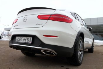 7 249 р. Спойлер багажника Autostl Mercedes-Benz GLC class C253 (2016-2025) (Неокрашенный)  с доставкой в г. Королёв. Увеличить фотографию 2