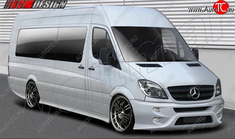 8 899 р. Передний бампер ST Mercedes-Benz Sprinter W906 (2006-2013)  с доставкой в г. Королёв