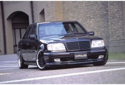 10 599 р. Передний бампер WALD Mercedes-Benz E-Class W124 седан дорестайлинг (1984-1993) (Неокрашенный)  с доставкой в г. Королёв. Увеличить фотографию 3