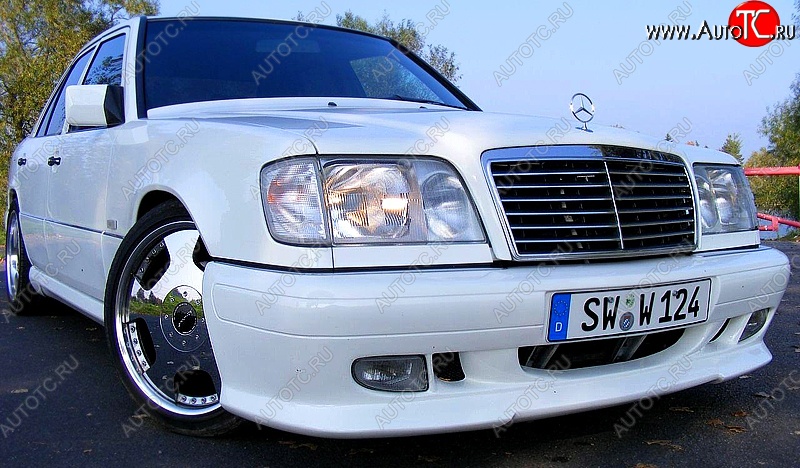 10 599 р. Передний бампер WALD Mercedes-Benz E-Class W124 седан дорестайлинг (1984-1993) (Неокрашенный)  с доставкой в г. Королёв