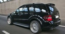 8 449 р. Накладки на колёсные арки CT Mercedes-Benz ML class W164 дорестайлинг (2005-2008) (Неокрашенные)  с доставкой в г. Королёв. Увеличить фотографию 5