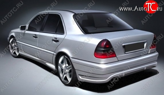 5 499 р. Пороги накладки CT Mercedes-Benz C-Class S202 дорестайлинг универсал (1992-1997) (Неокрашенные)  с доставкой в г. Королёв