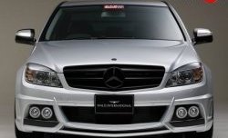 19 949 р. Передний бампер WALD Mercedes-Benz C-Class W204 дорестайлинг седан (2007-2011) (Неокрашенный)  с доставкой в г. Королёв. Увеличить фотографию 2