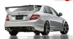 12 599 р. Пороги накладки WALD Mercedes-Benz C-Class W204 дорестайлинг седан (2007-2011) (Неокрашенные)  с доставкой в г. Королёв. Увеличить фотографию 2